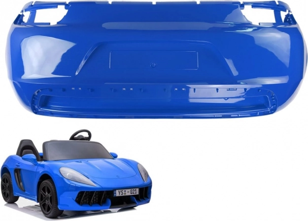 Zadní nárazník – modrý lak