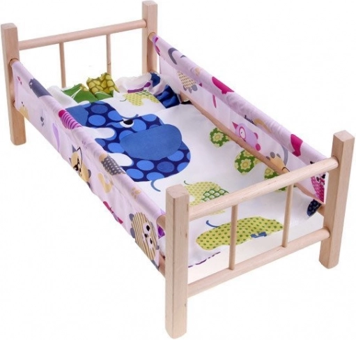 Měkoučké textilní lůžko s povlečením