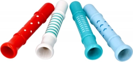 Dřevěná píšťalka s jemným vzorkem Goki