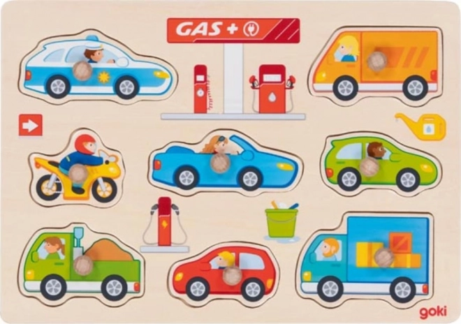 Goki dřevěná vkládačka čerpací stanice