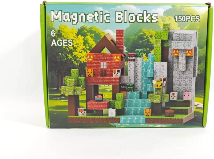 Magnetické kostky 3D – sada 150 dílků