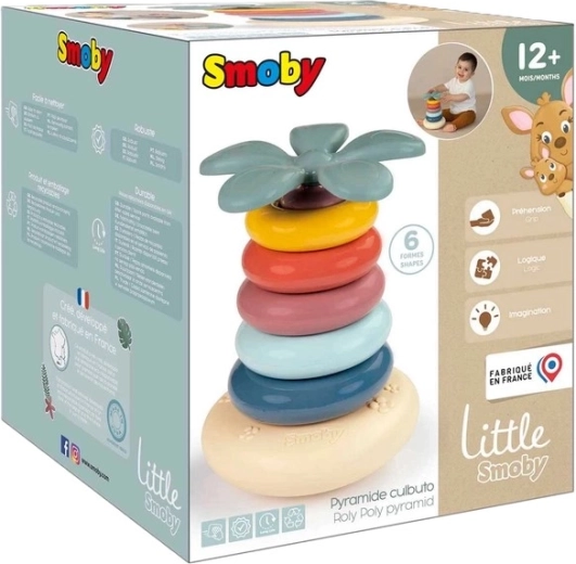 Smoby Little Smoby houpací navlékací pyramida