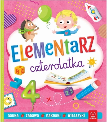 Elementář pro čtyřleté děti – učení, zábava, samolepky a říkanky