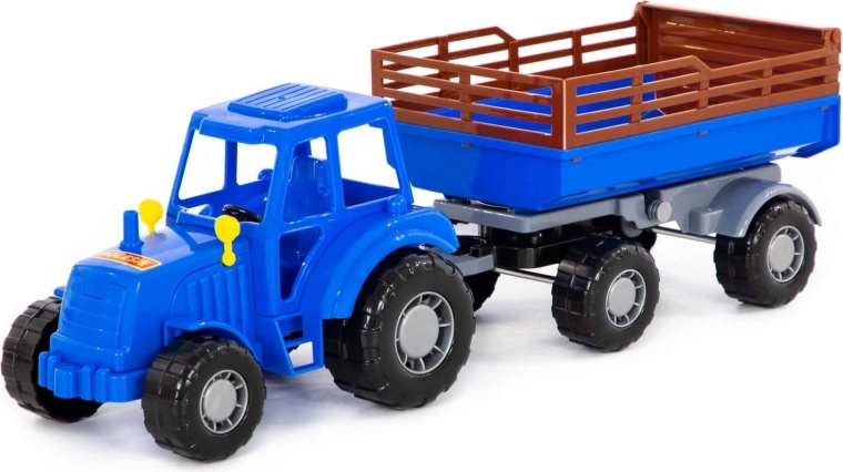 Dětský traktor Master s přívěsem - 1 kus