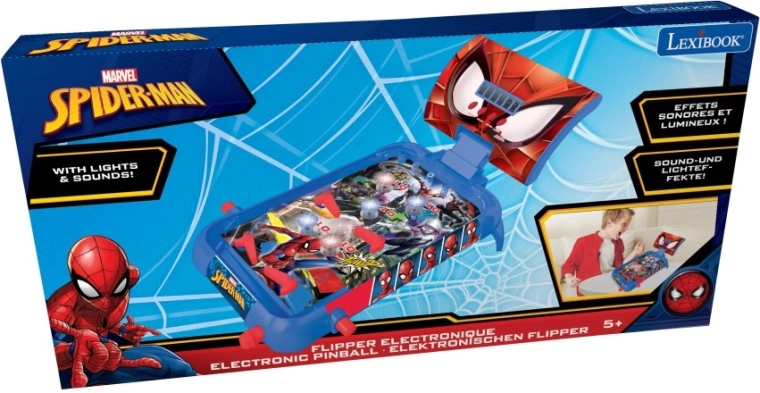 Elektronický stolní pinball SPIDER-MAN od Lexibook