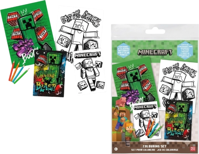 Kreativní omalovánková sada Minecraft