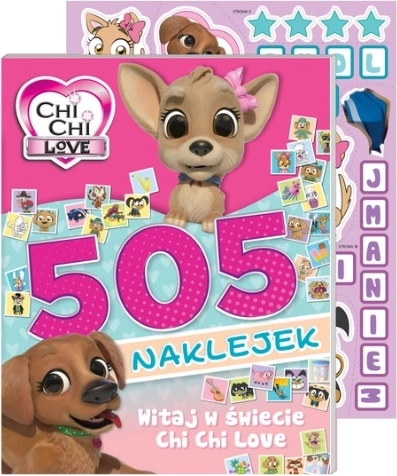 Chi Chi Love kreativní knížka s úkoly a 505 samolepkami
