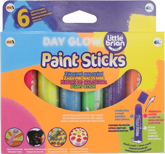 Little Brian paint Sticks zářivé barvy