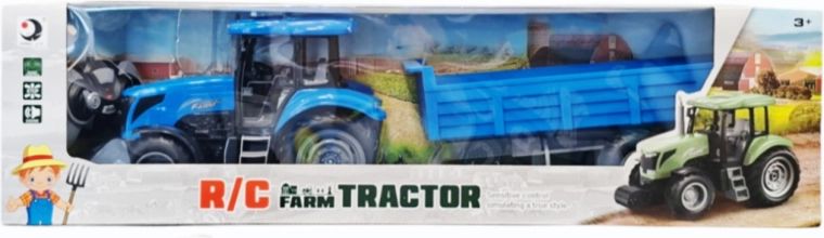 Traktor s přívěsem na dálkové ovládání