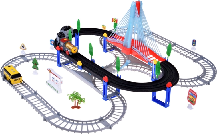 Závěsný most s LED efekty