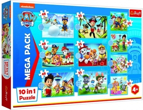 Puzzle Tlapková patrola Trefl 10v1