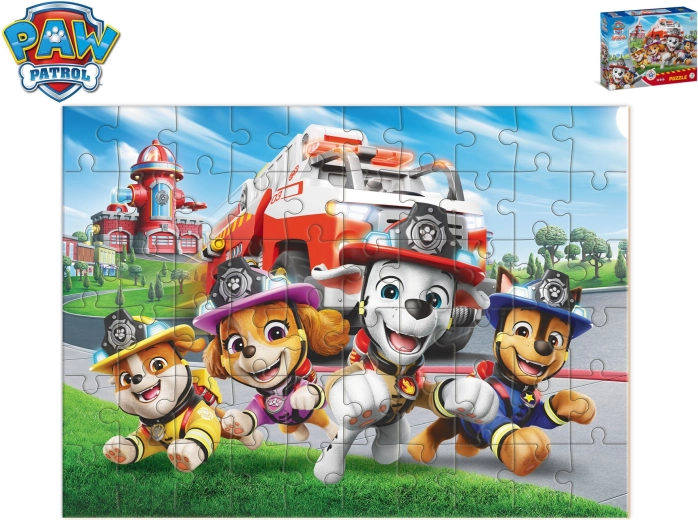 Dětské puzzle Paw Patrol – záchranářská stanice v Adventure Bay (60 dílků)