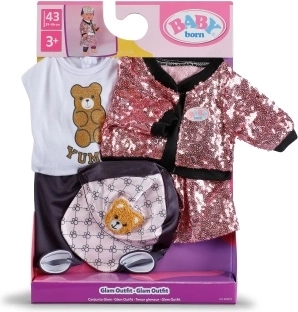BABY born třpytivý outfit pro panenku 43 cm