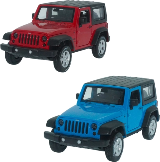 Kovový model JEEP Wrangler 1:32 se světlem a zvukem