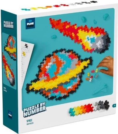 plus-plus puzzle podle čísel – vesmír, 500 dílků