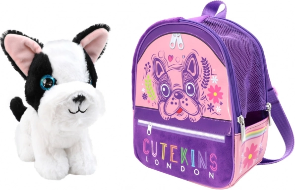 plyšový pejsek s dětským batůžkem CUTEKINS