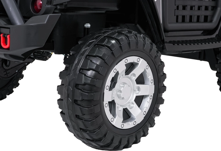 Měkká EVA kola a dvojité odpružení