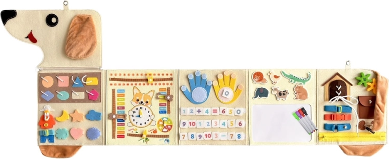 2Kids Toys měkký aktivity board pejsek