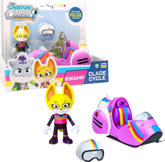 The Creature Cases figurka Kit Casey s terénním motocyklem do bažin