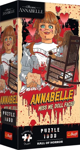 Trefl premium plus puzzle Hall of Horror: Annabelle 1000 dílků