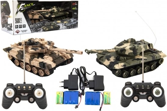 Tanková bitva RC modely s dobíjecím packem