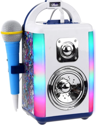 Dětský přenosný reproduktor s mikrofonem a Bluetooth