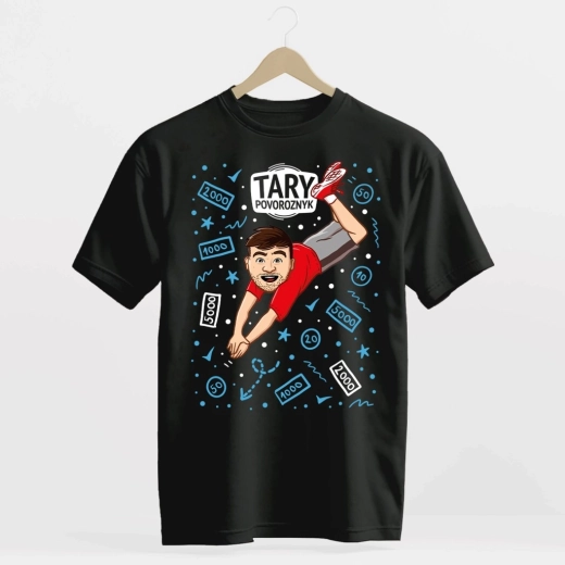 Tary Povoroznyk tričko Tary money černé (velikost S)