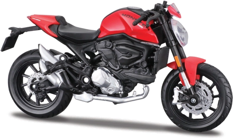 Maisto motocykl Ducati Monster červený 1:18