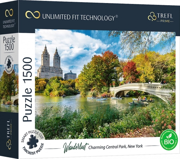 Puzzle TREFL UFT Wanderlust: Kouzelný Central Park, New York – 1500 dílků