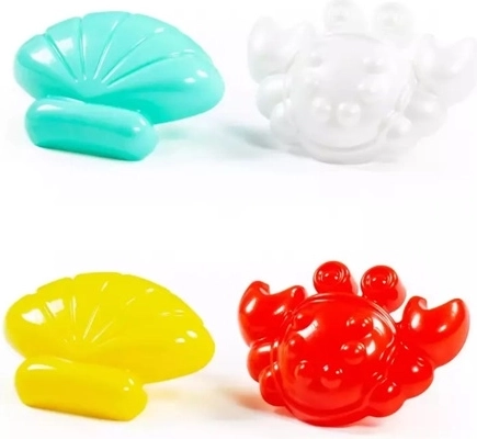 Mořské formičky krab a mušle - 2 ks
