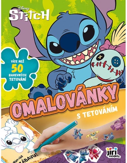 Omalovánky s tetovačkami LILO & STITCH