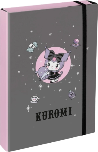 Desky na školní sešity A4 Jumbo KUROMI šedé