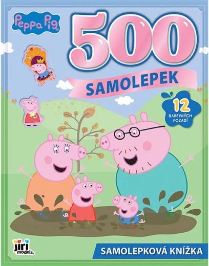 Samolepková knížka Prasátko Peppa – 500 samolepek