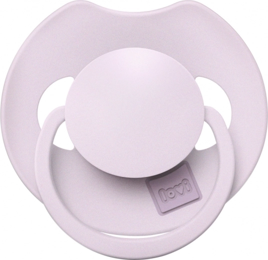 Silikonový dynamický dudlík LOVI Prime 0–6 m, Lilac