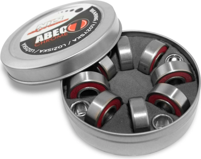 Ložiska ABEC 7 RS Chrome NILS Extreme (8 ks)