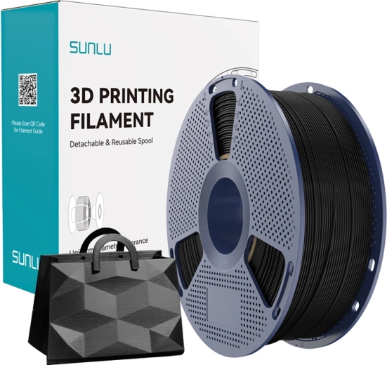 Sunlu TPU Silk filament černý 1,75 mm 1 kg