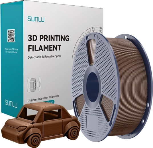 Sunlu PETG filament kávově hnědý