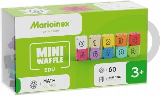 Mini Waffle Edu - Matematické kostky 60 kusů
