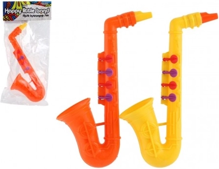 Dětský plastový saxofon 24 cm – 2 barvy