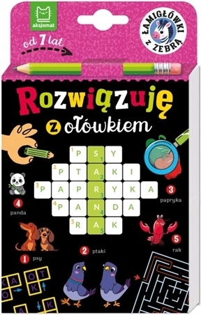 Rozwiązuję z ołówkiem: lamigłówki se zebrou 7+