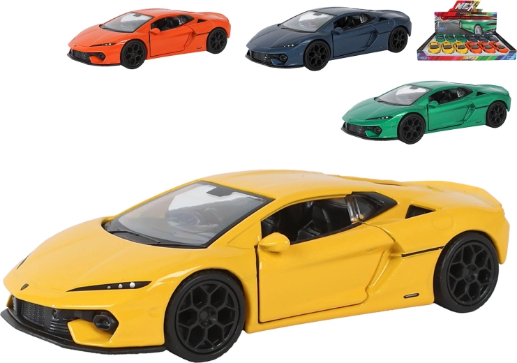 Kovový model auta Welly Lamborghini Temerario 1:36, 12 cm