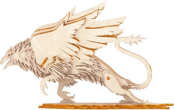 Dřevěné 3D puzzle gryf