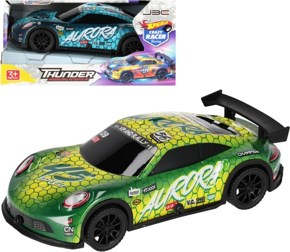 Závodní auto se světlem a zvukem - 1 kus
