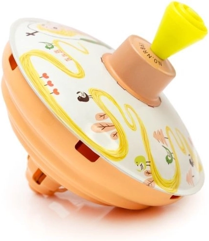 Bajkový roztáčecí káča oranžová 13 cm - 1 kus