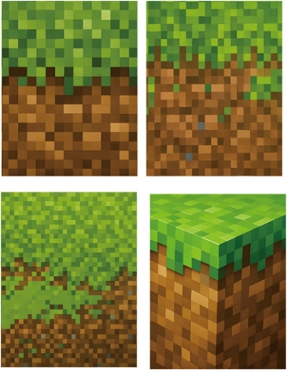 Dárková taška Minecraft velikost L