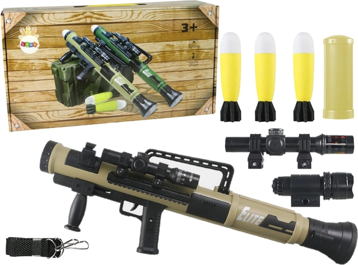 RPG granátomet Střely Light Sound Brown