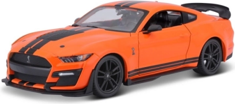 Model auta 2020 FORD MUSTANG SHELBY GT500 1:24 oranžový