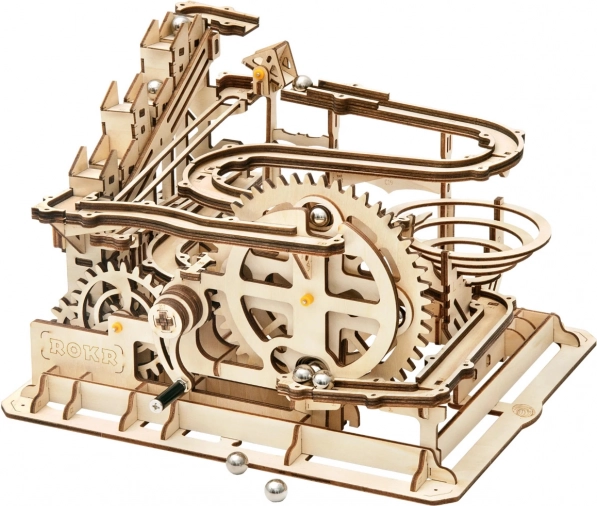 Dřevěné 3D puzzle Rokr Kuličková dráha Parkour