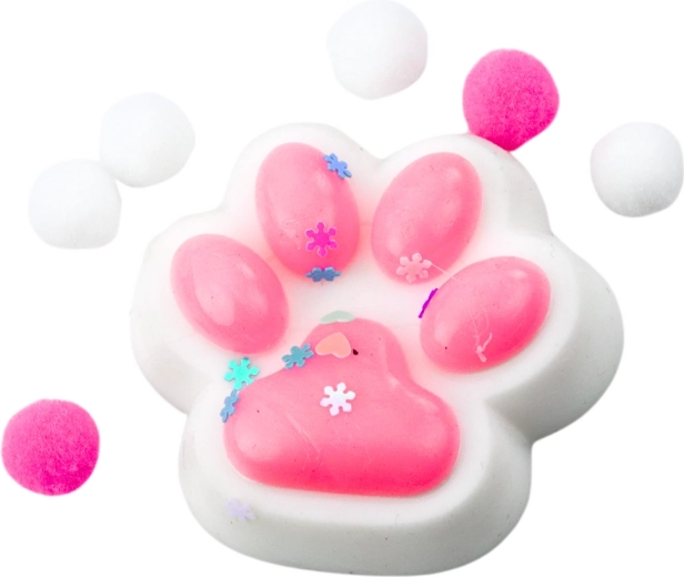 Roztomilý design kočičí tlapky