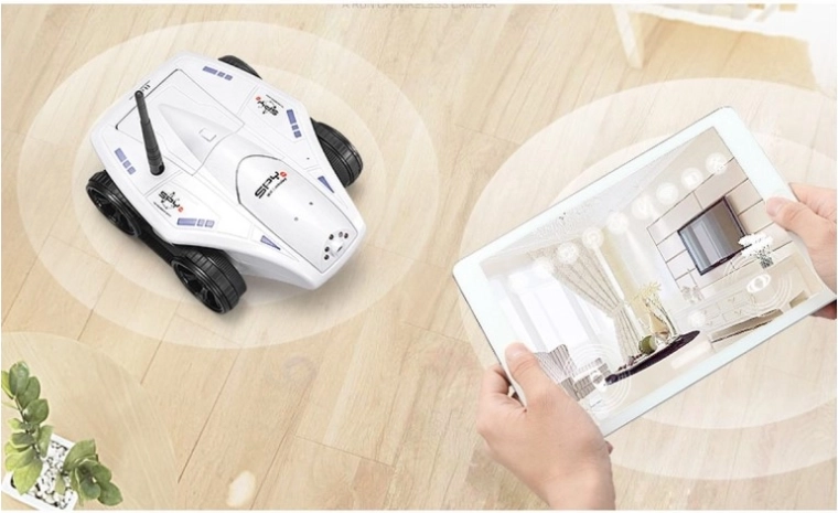 Ovládání přes aplikaci s živým náhledem (FPV)